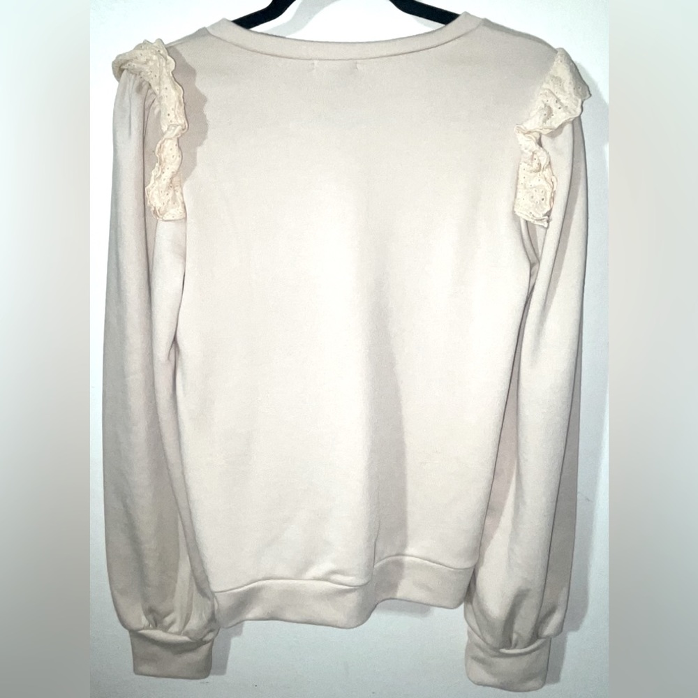 Ontwelfth Ruffle Sleeve Pullover - Picture 3 of 4